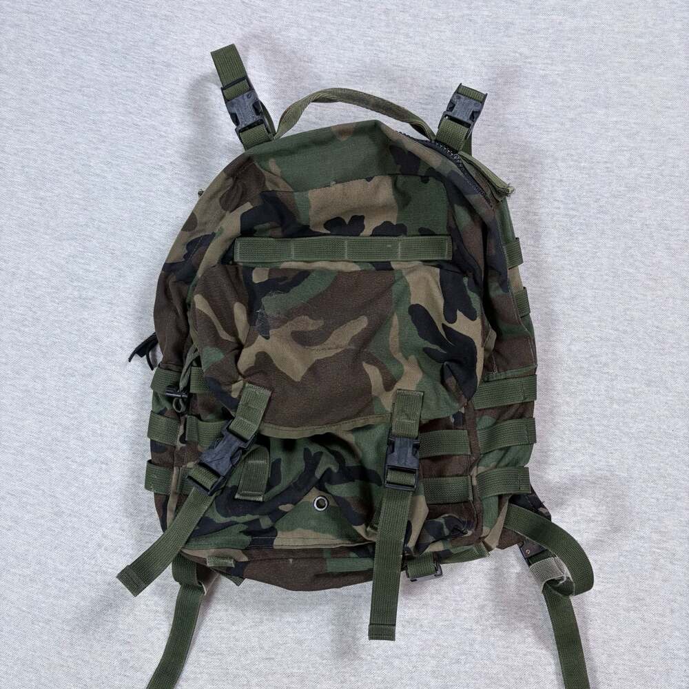 Specialty Defense Systems USGI MOLLE II Woodland Camouflage Patrol Pack Backpack